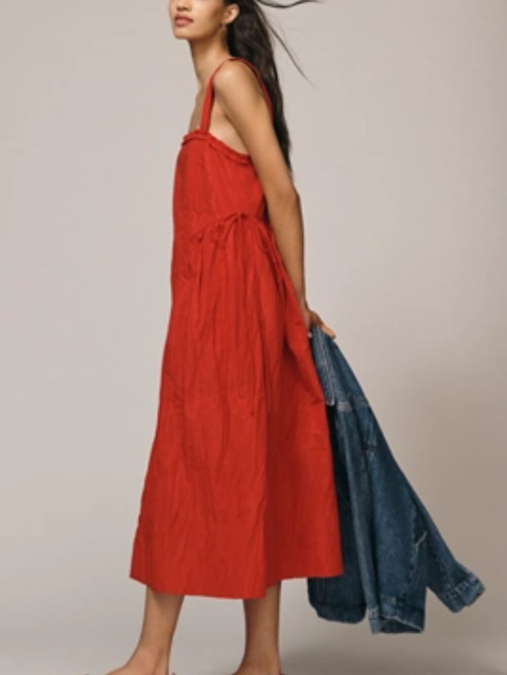 Damson Madder Elina Sleeveless Midi Dress